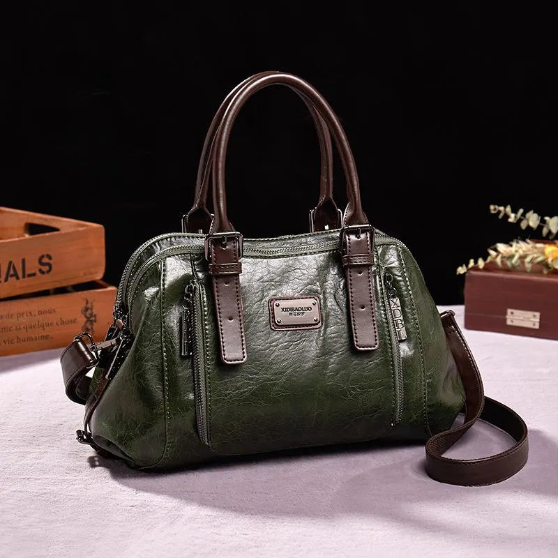 Barbara's Bags - Luxe Statement Leather Handbag