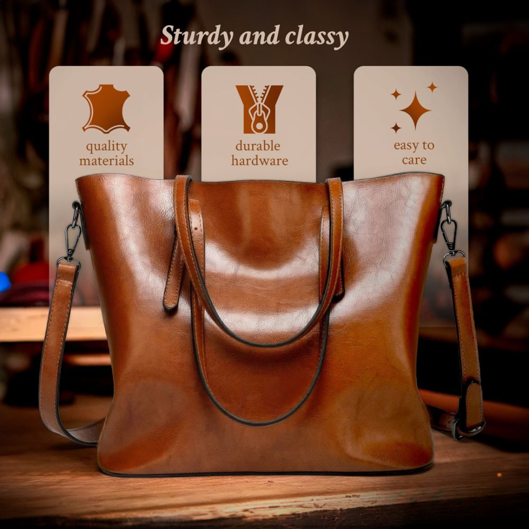 Barbara's Bags - Timeless Vintage Leather Handbag