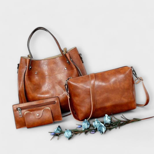 Barbara's Bags - 4-Piece Vintage Tote Set