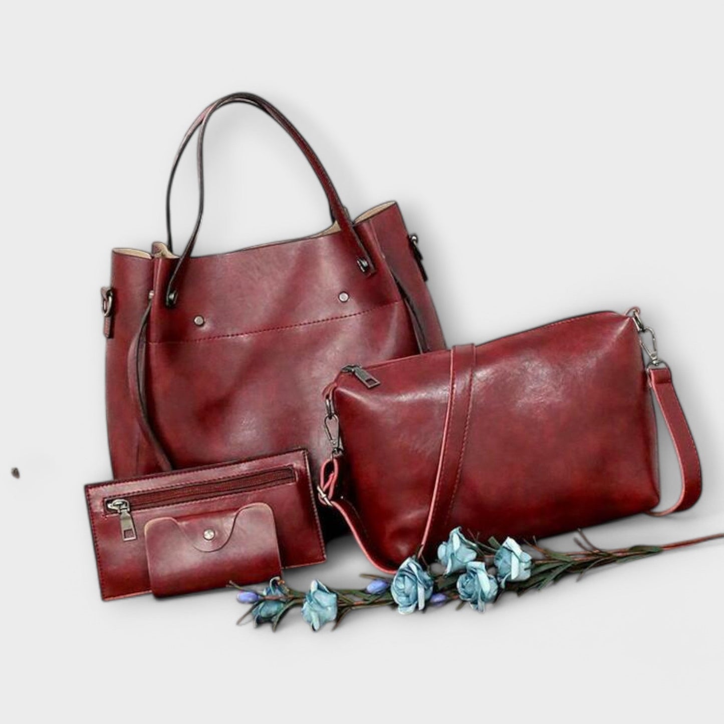 Barbara's Bags - 4-Piece Vintage Tote Set