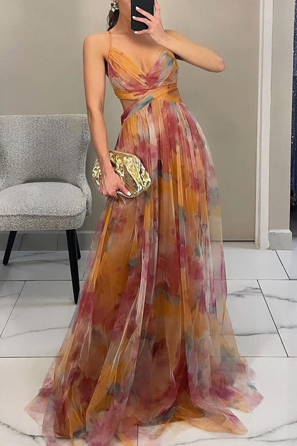 Eirith | Flowing Floral Maxi Dress