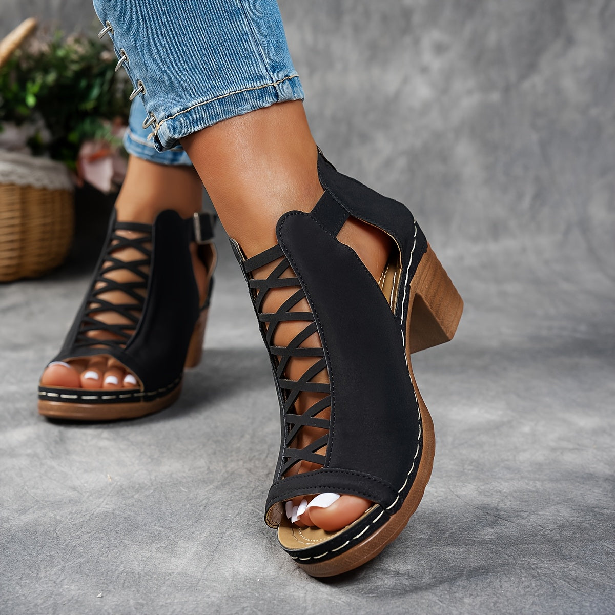 Alice™ | Lattice-Heel Sandals