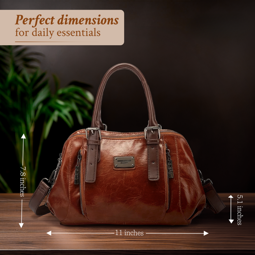 Barbara's Bags - Luxe Statement Leather Handbag
