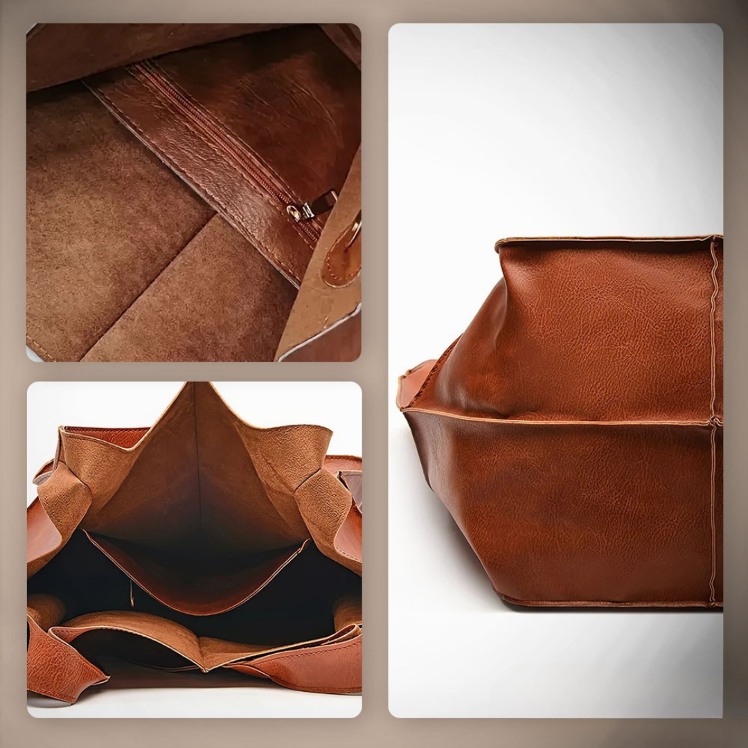Barbara's Bags - Timeless Allure Leather Tote Bag