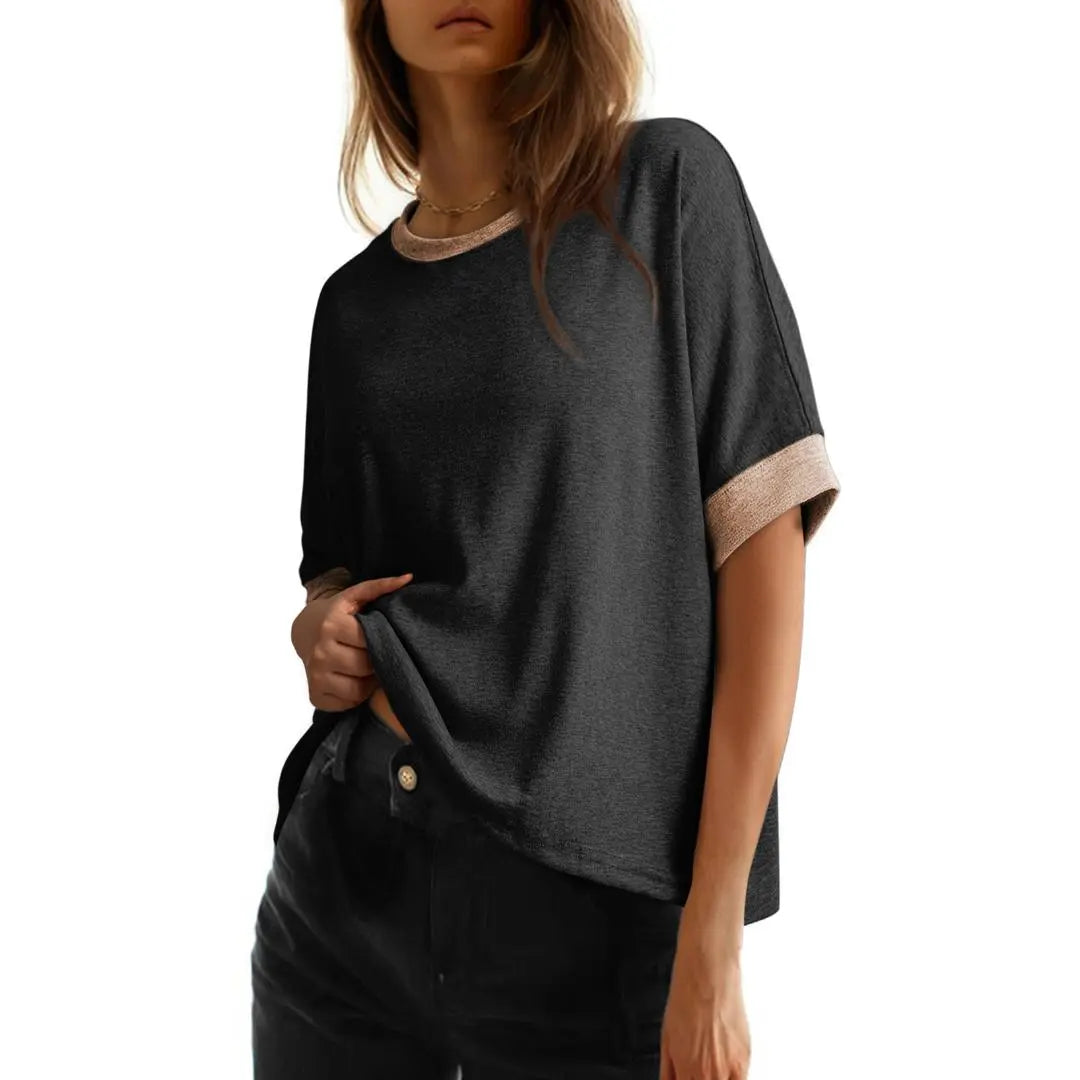 Sophia | Loose Overzied Basic Tee Comfortable Fit