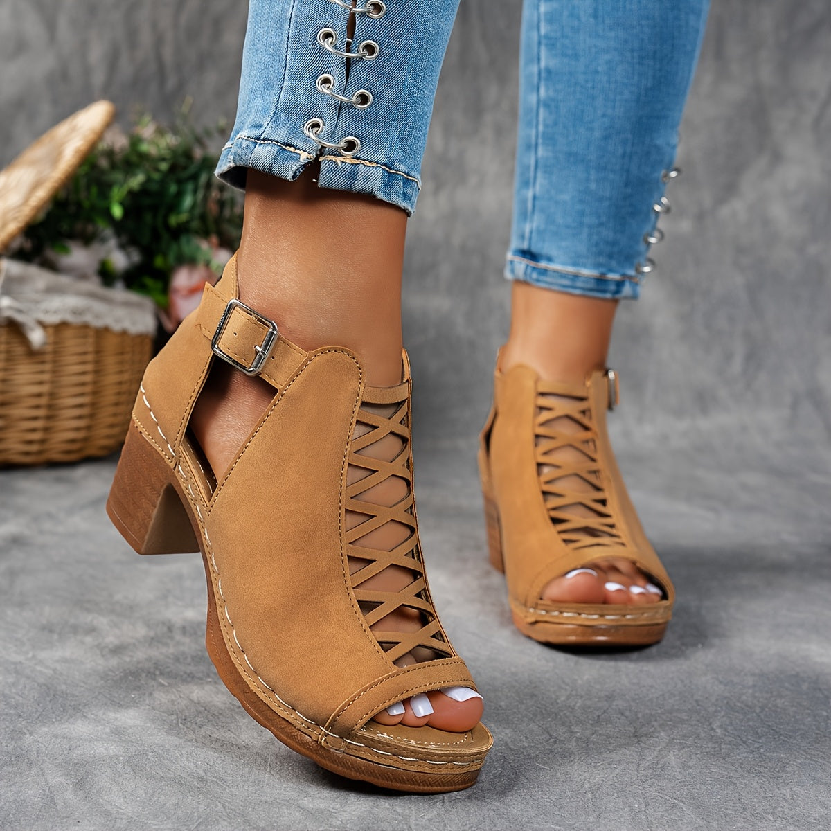 Alice™ | Lattice-Heel Sandals