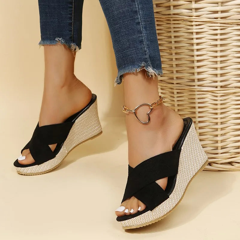 Lillian™ | Chic Cross-Strap Sandals