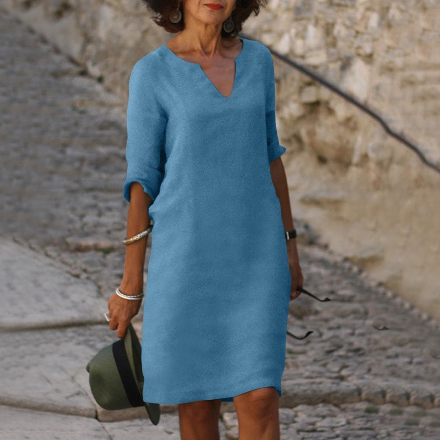 Eulalior | Flowing dress with timeless elegance