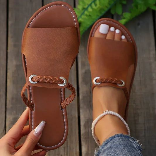 Paisley™ | Braided Slip-On Sandals