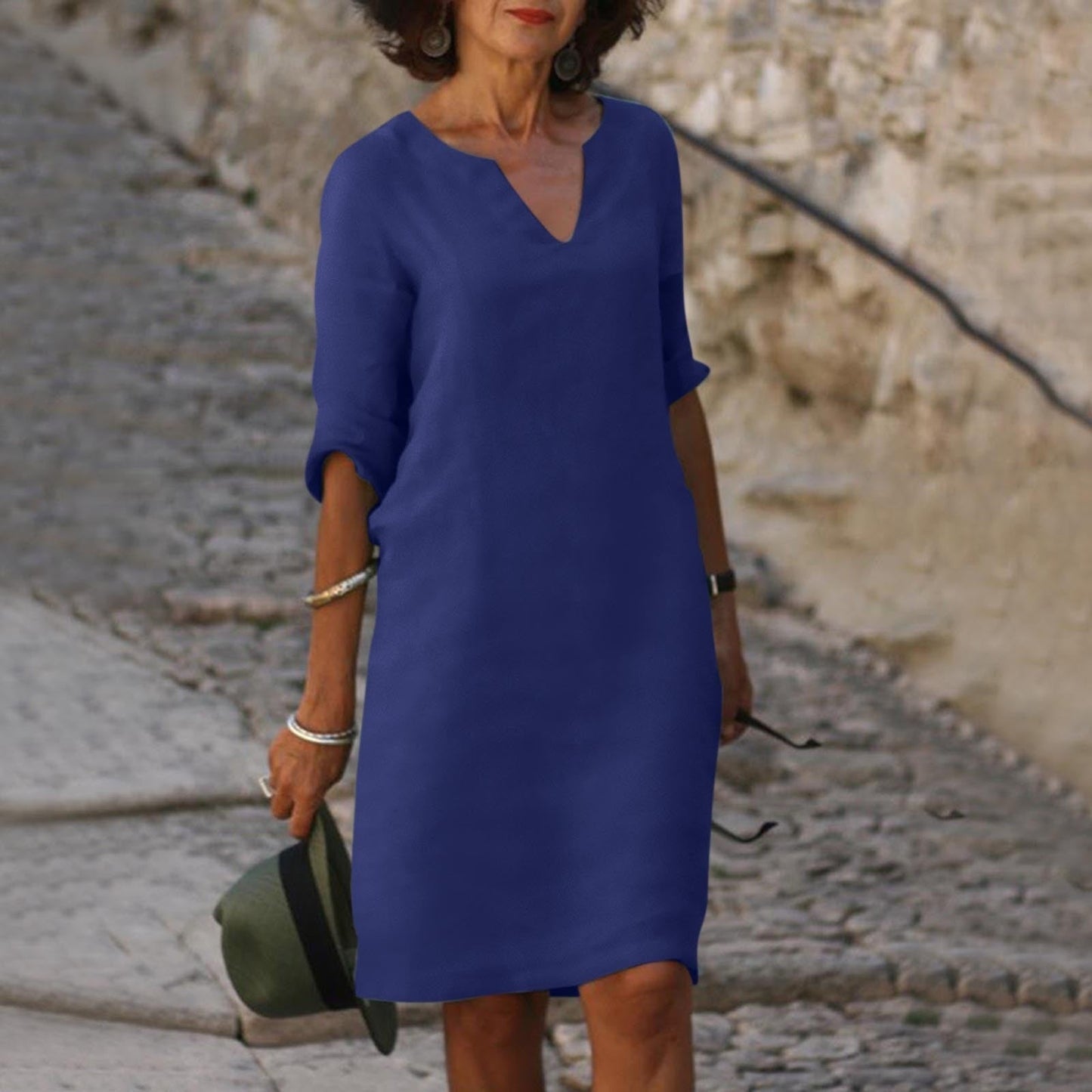 Eulalior | Flowing dress with timeless elegance