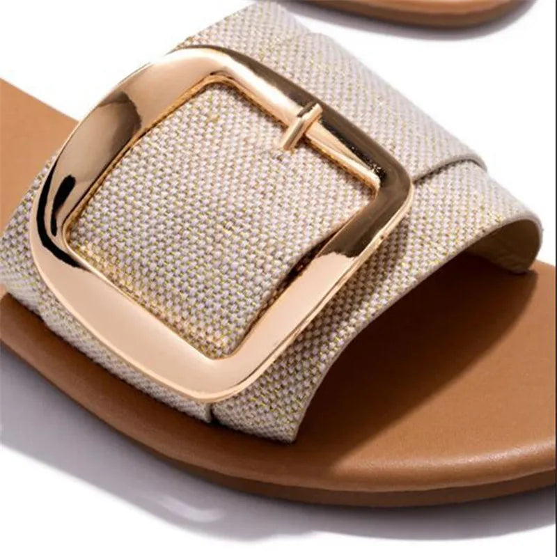 Stella™ | Chic Buckle Slides