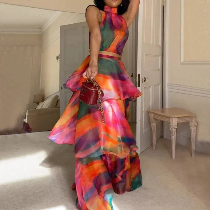Lessy | Stylish Floral Two-Piece Set