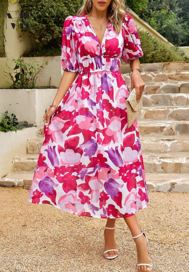 Chloe | Stylish Summer Floral Dress