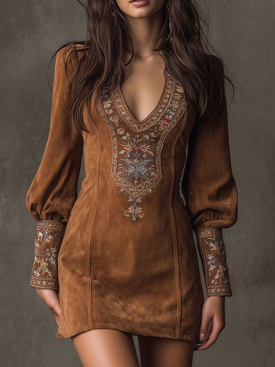 Sloane™ | Embroidered Mini Dress