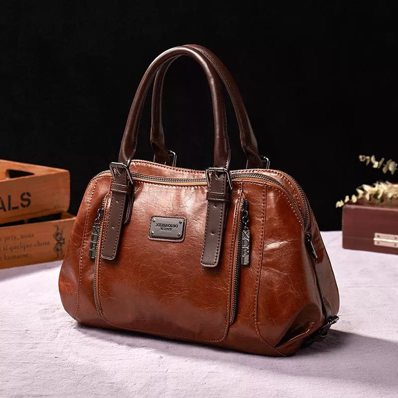 Barbara's Bags - Luxe Statement Leather Handbag
