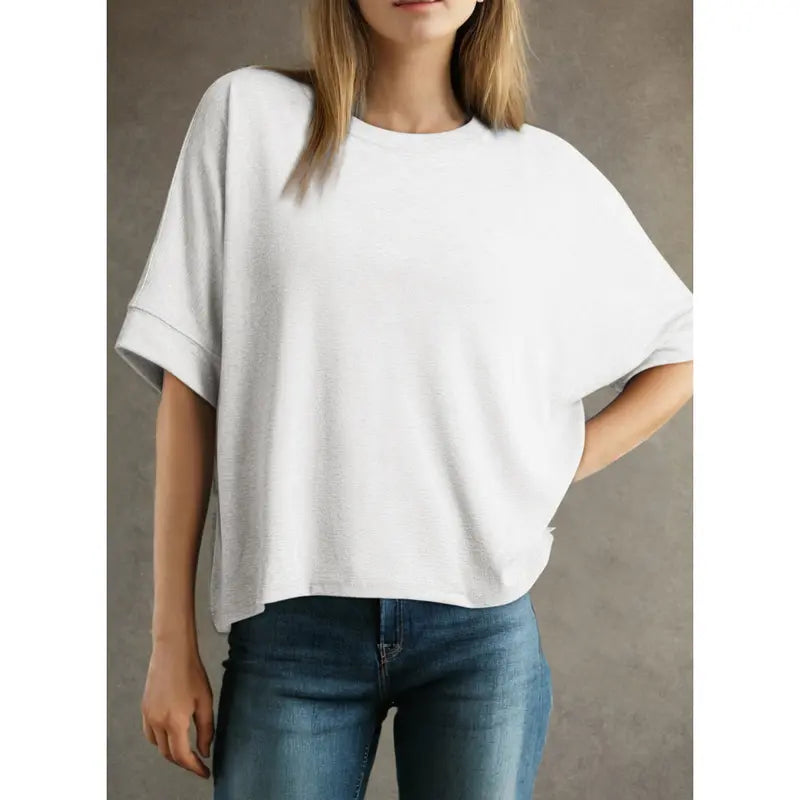 Sophia | Loose Overzied Basic Tee Comfortable Fit