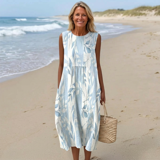 Joy | Leafy Midi Dress