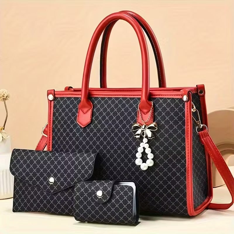 Barbara's Bags - Timeless Vintage 3-Piece Leather Bag Set