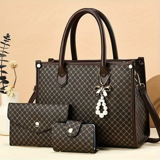 Barbara's Bags - Timeless Vintage 3-Piece Leather Bag Set