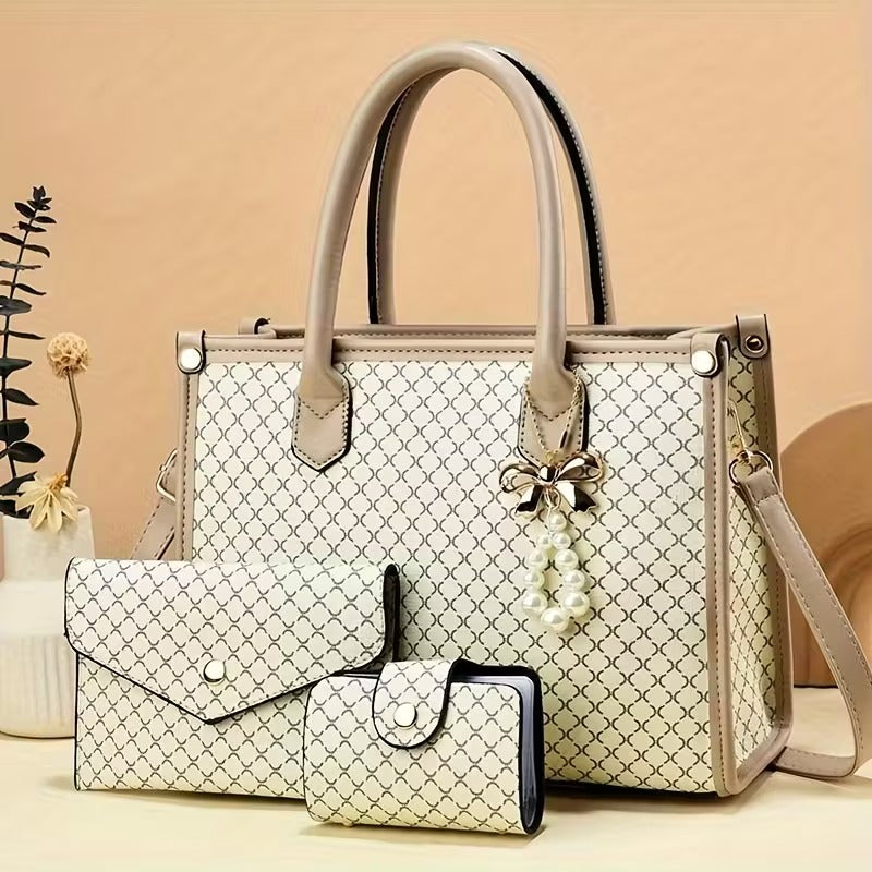 Barbara's Bags - Timeless Vintage 3-Piece Leather Bag Set